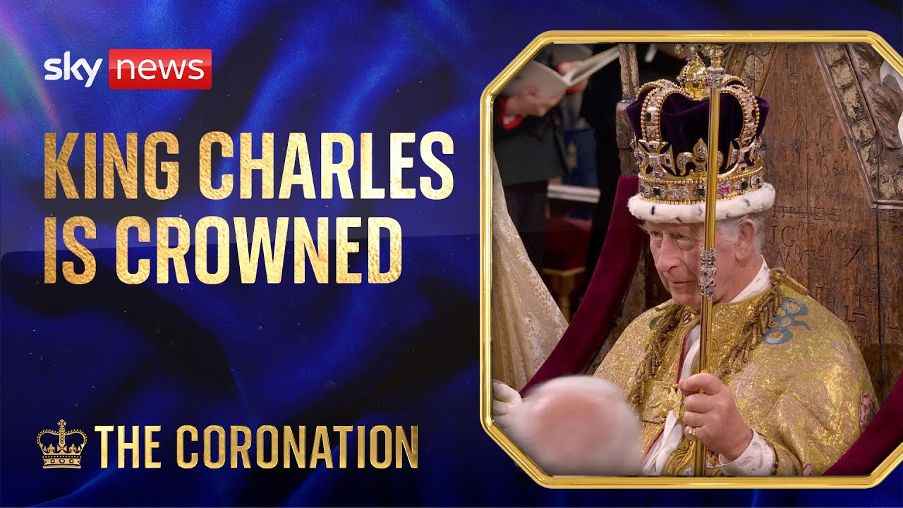 King Charles III is crowned