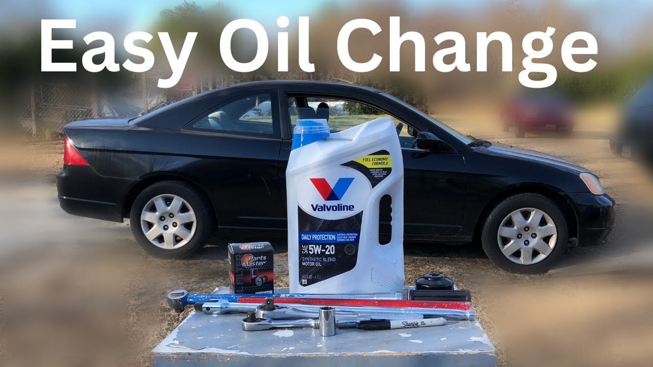 How to Change the Oil in your Car - 2001 Honda Civic EX