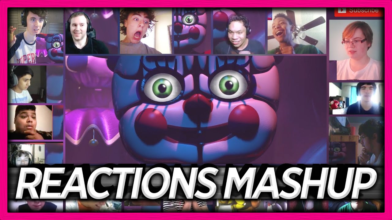FNAF Sister Location Trailer Reaction's Mashup (Gamer's React) | ReactionArmy