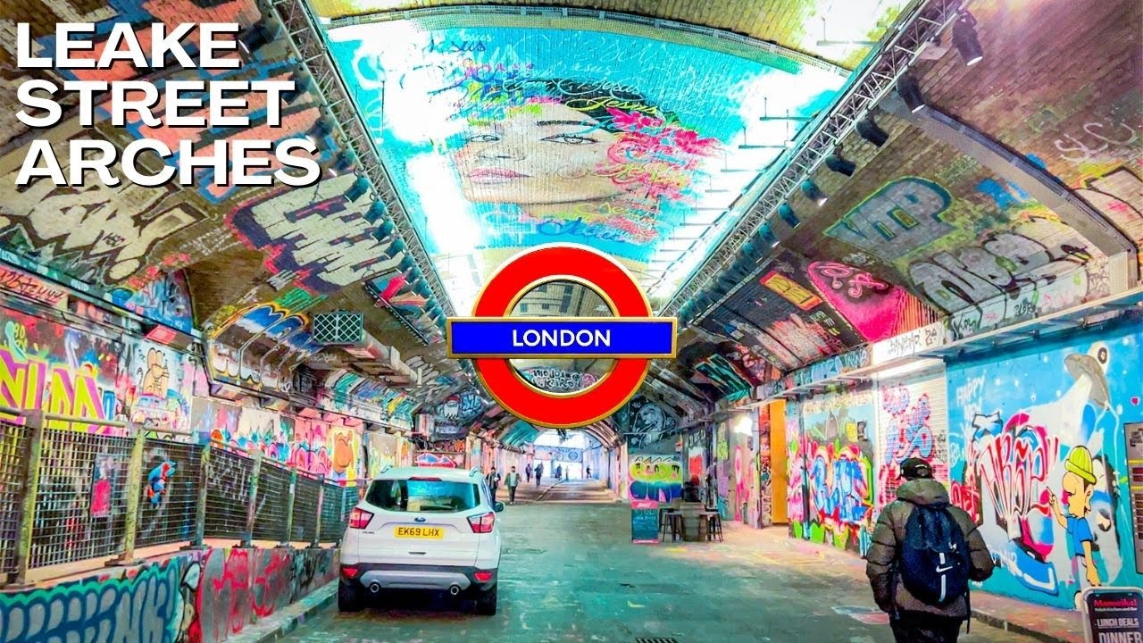London's Longest Legal Graffiti Wall | Leake Street Arches | London Waterloo