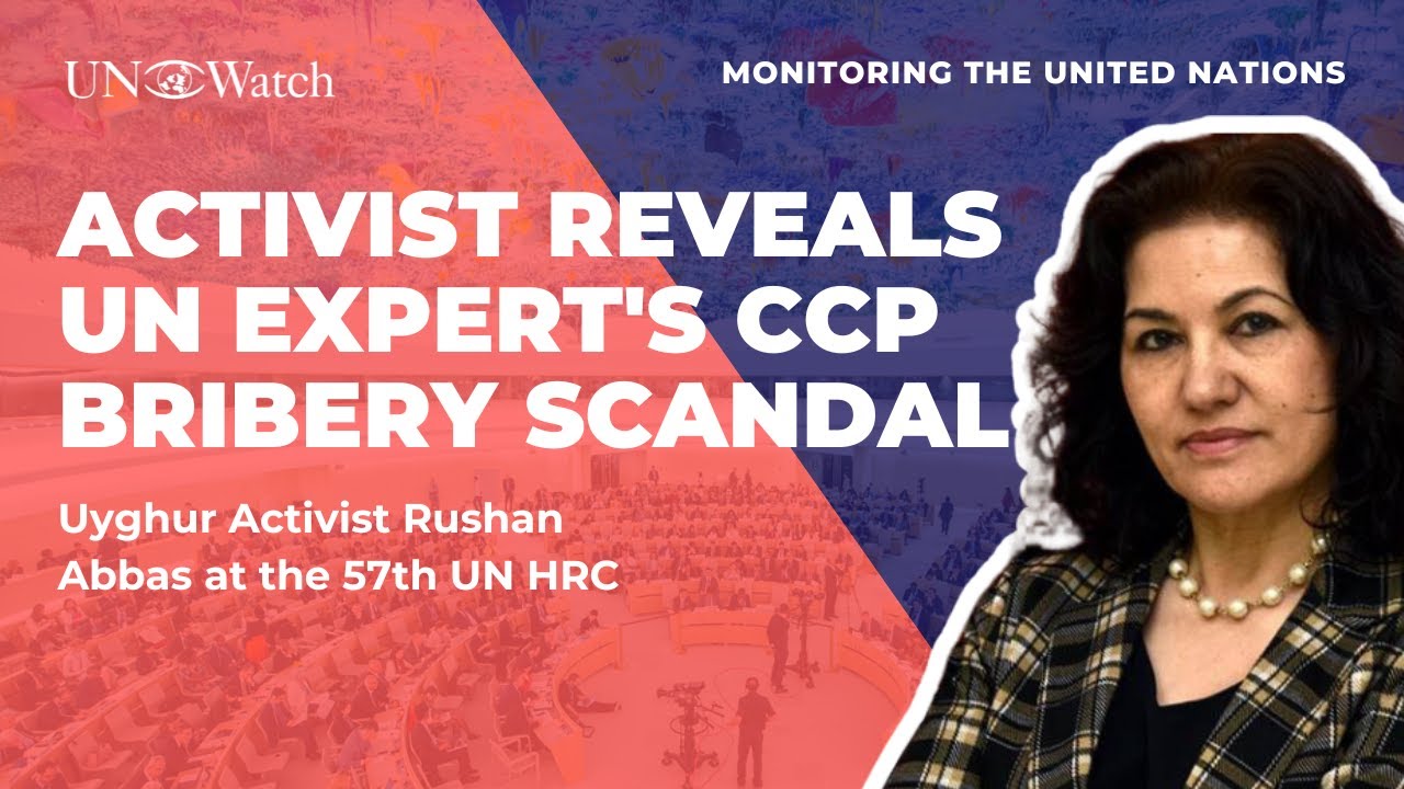 Uyghur American Activist Rushan Abbas Confronts the U.N. Over Alena Douhan's Funding from the CCP