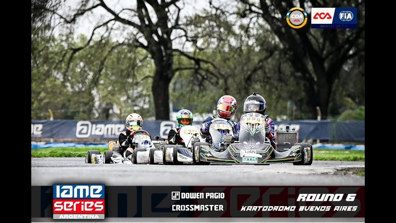 En Vivo l Round 6 Campeonato IAME Karting 2025 - Transmisión Oficial