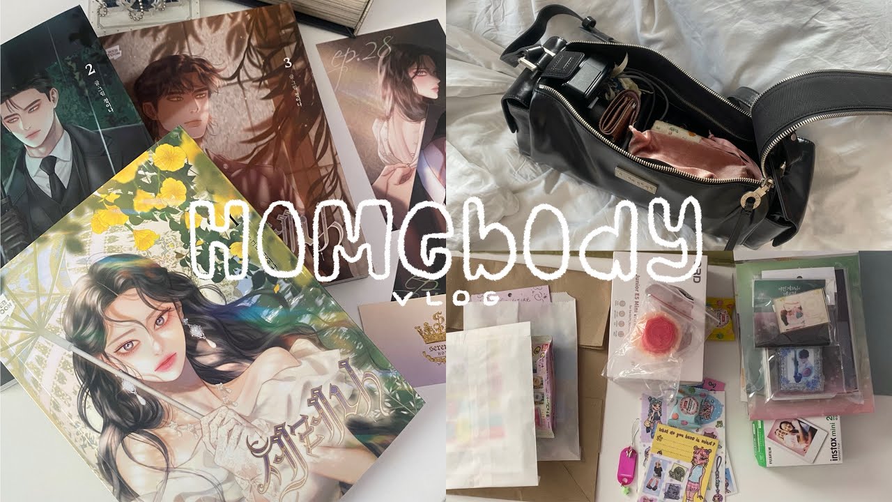 homebody vlog 🍎 unboxing my new everyday bag, journaling, serena box set, dress up 🩰
