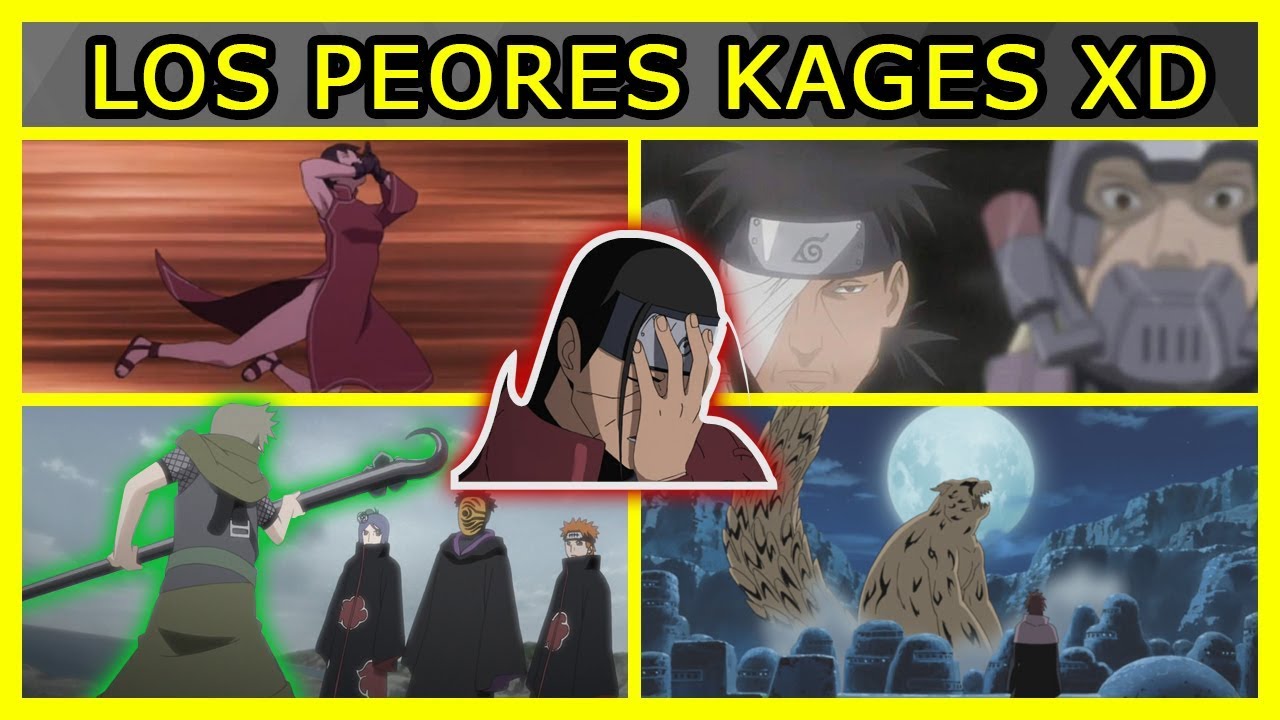 Los 5 PEORES KAGES de todo BORUTO y NARUTO