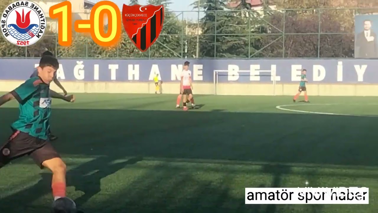 (Kağıthane Sadabat spor Küçükçekmece İdmanyurdu spor ) U16  maç özeti