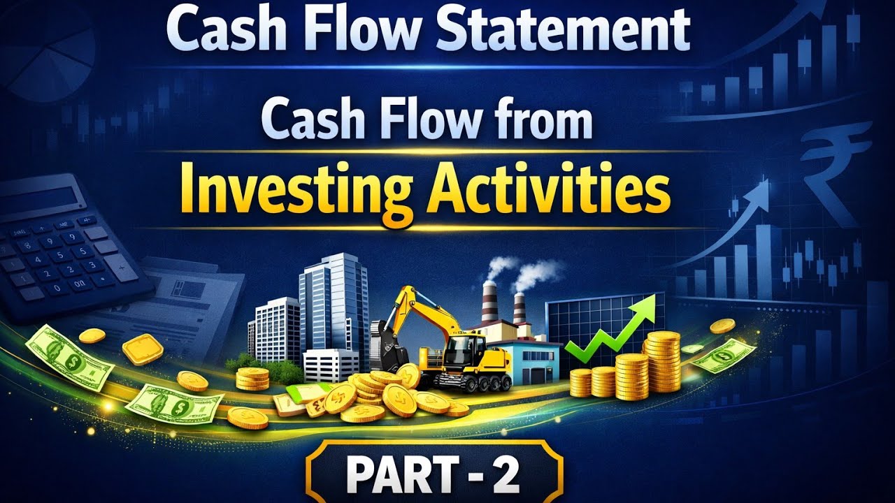 Cash Flow from Investing Activities (Part 2) | Cash Flow Statement | Full Concept Explained