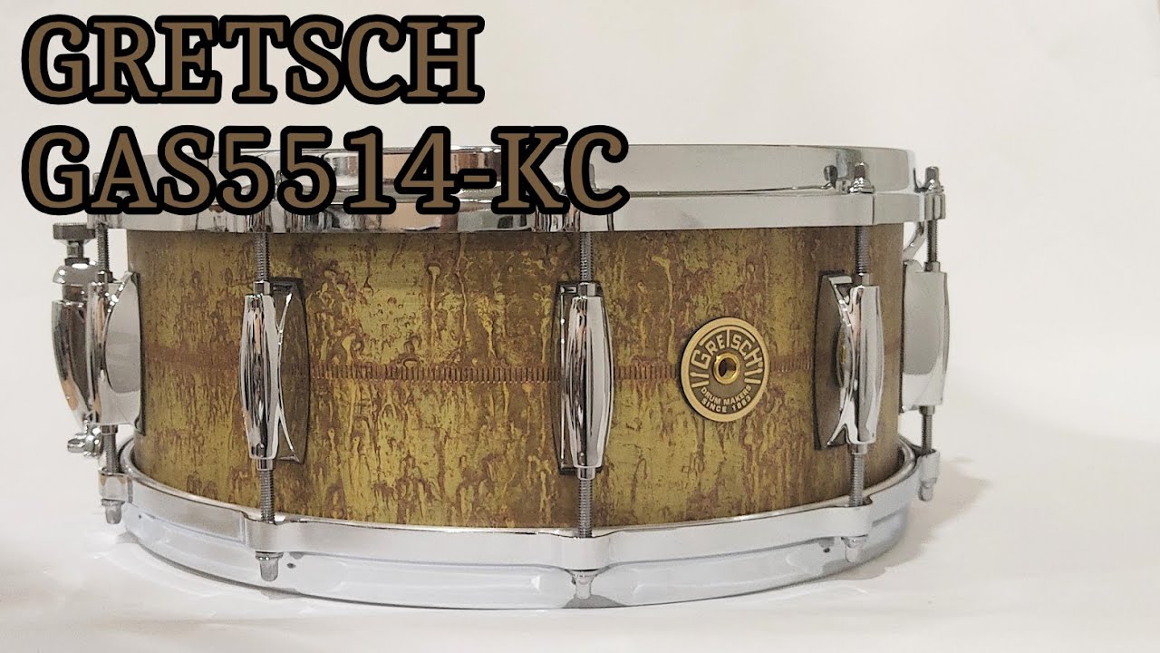Gretsch Keith Carlock シグネチャースネアドラム 14”×5.5” GAS5514-KC