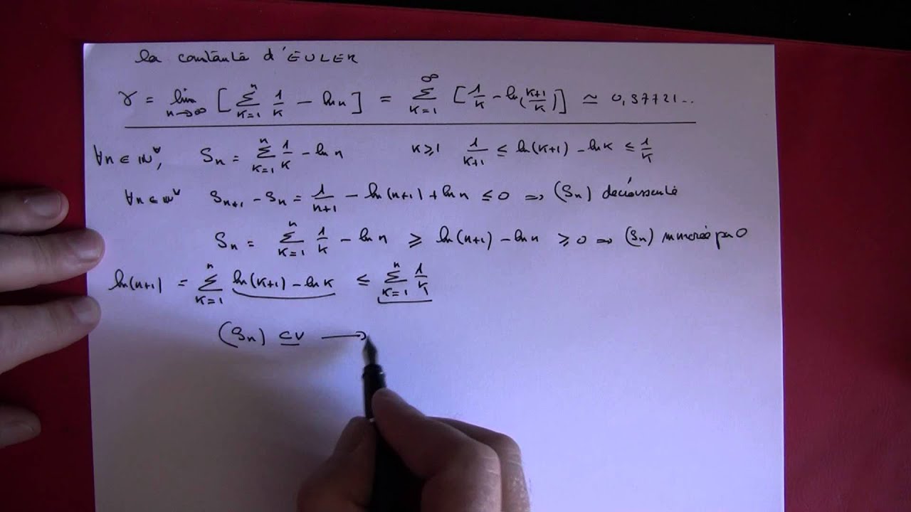 Constante d'EULER