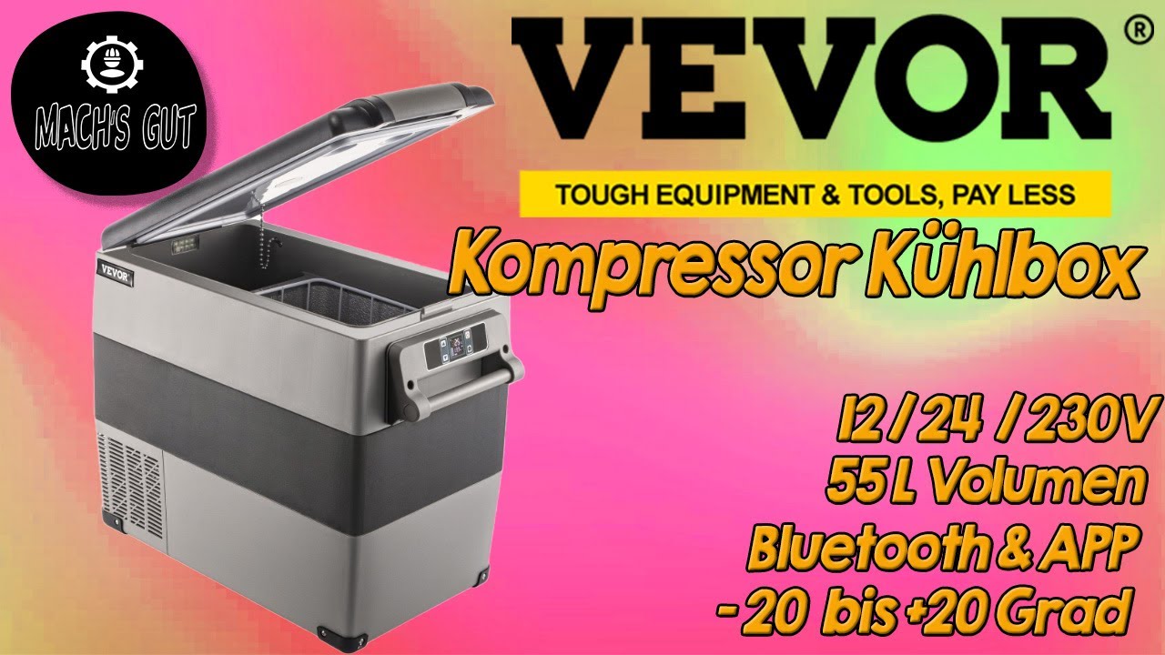 Vevor 55L Kompressorkühlbox