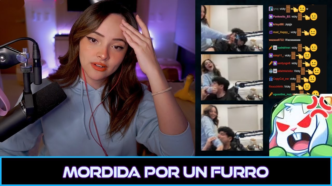 VICKY INTENTA MOLESTAR A CONTER PERO SALE MAL #vickypalami #twitch
