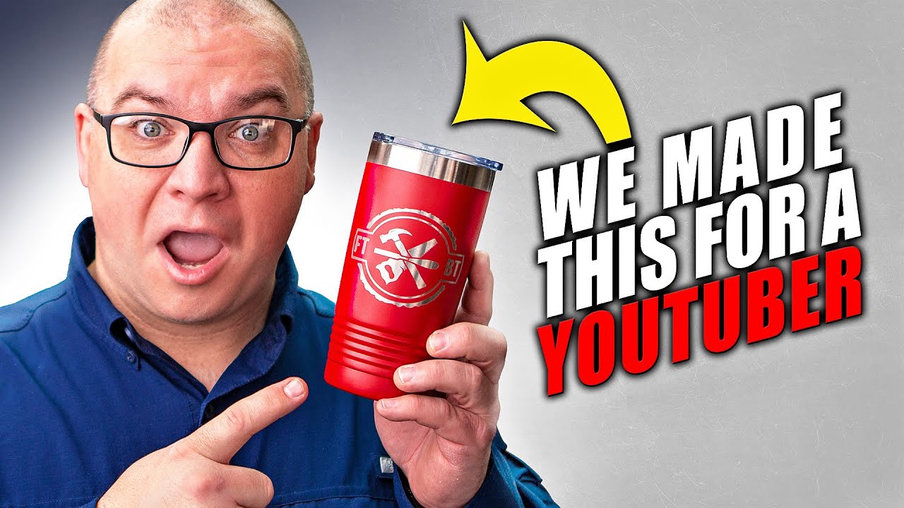 Engraving A Tumbler With A Thunder Laser Nova 35