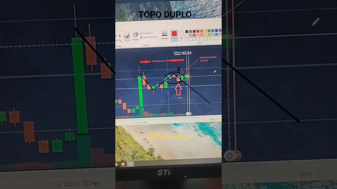 TOPO DUPLO #trader #mercadofinanceiro #op&ccedil;&otilde;esbin&aacute;rias