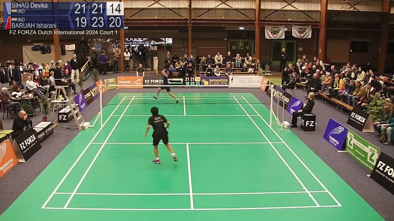 Match point - Devika Sihag vs Isharani Baruah - WS, Final - Dutch Int. 2024