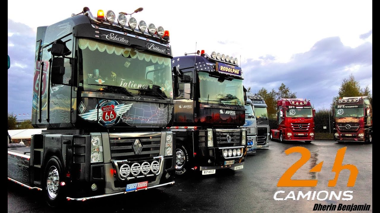24h du Mans Camion [Truck Show, Camions D&eacute;cor&eacute;s]