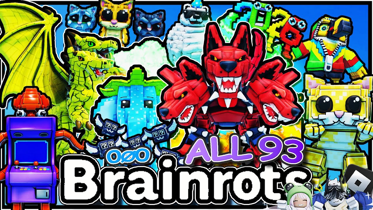 ✨Find ALL 93 BRAINROTS 🎵Brainrot Morphs - 0Ø0🎵 | @yulyonroblox | 🎮ROBLOX | 4K