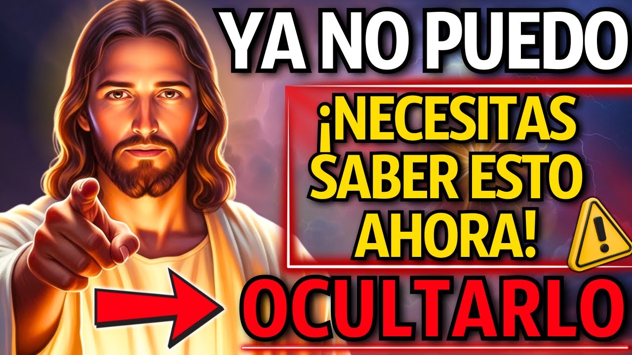 DIOS DICE “YA NO PUEDO OCULTARLO… ¡NECESITAS SABER ESTO AHORA!