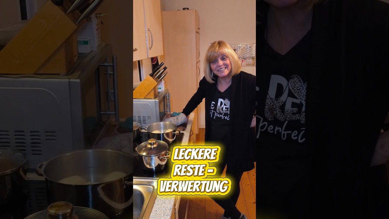 Leckere Reste - Verwertung Gulasch, Knödel und Rotkohl 