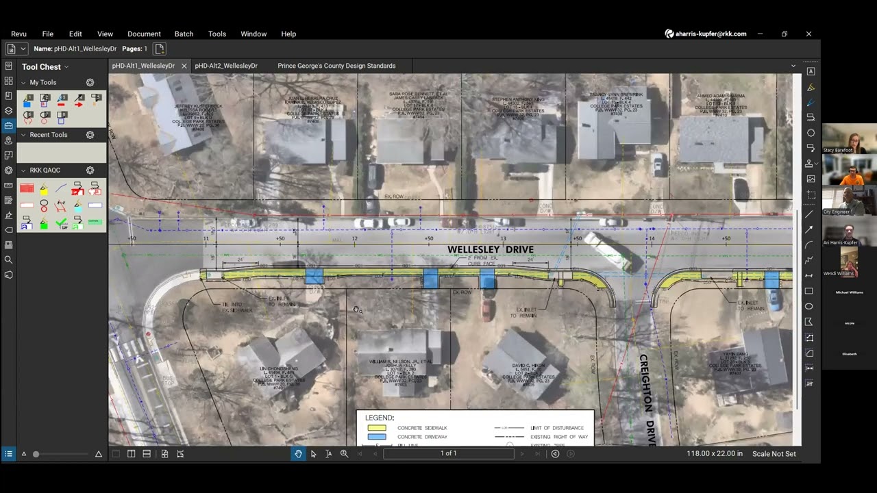 Wellesley Drive Sidewalk Design Community Meeting March 11, 2026 College Park MD