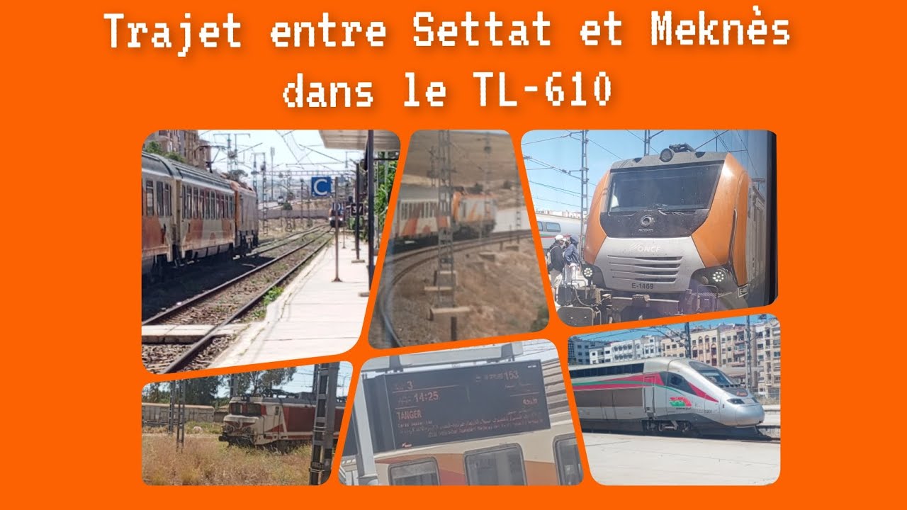 trajet entre Settat et Meknès dans le TL-610
