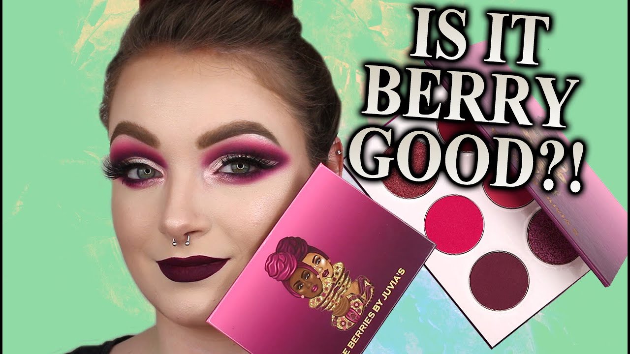 Different Formula?! JUVIA'S PLACE THE BERRIES MINI PALETTE REVIEW AND TUTORIAL