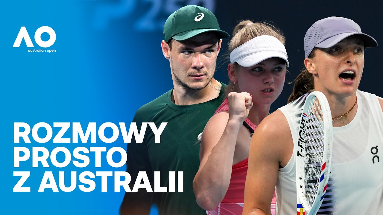 Fręch, Linette, Klimovicova, Majchrzak, Świątek - wywiady Pawła Kuwika po 1. rundzie #AusOpen2026