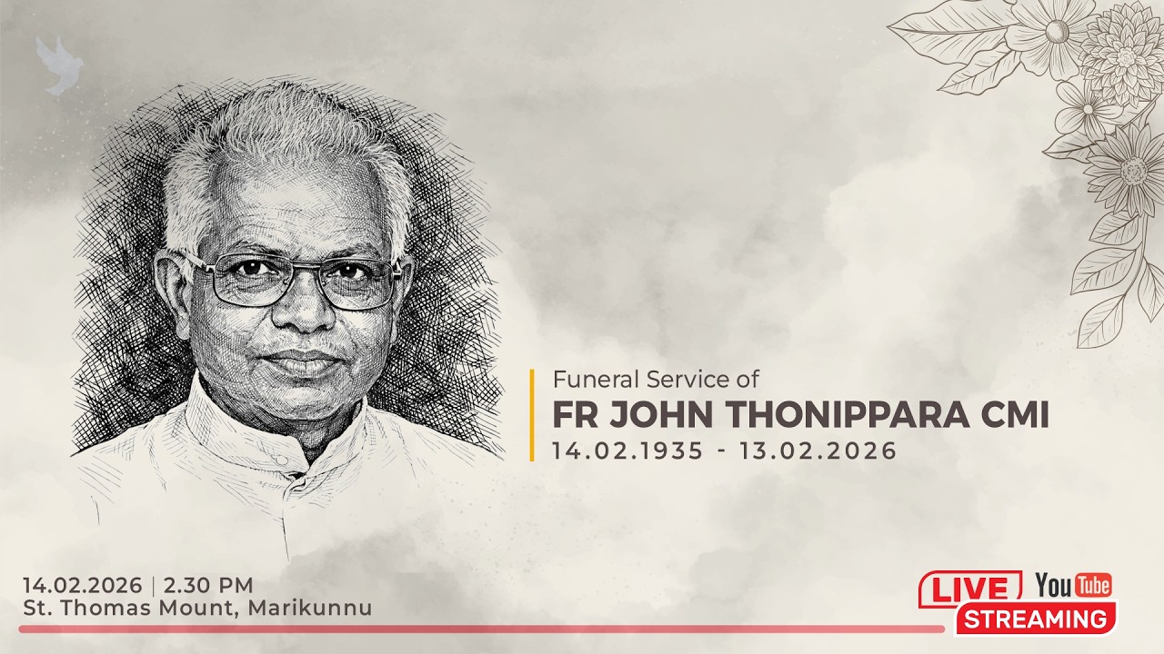 Funeral service of Rev. Fr John Thonippara CMI