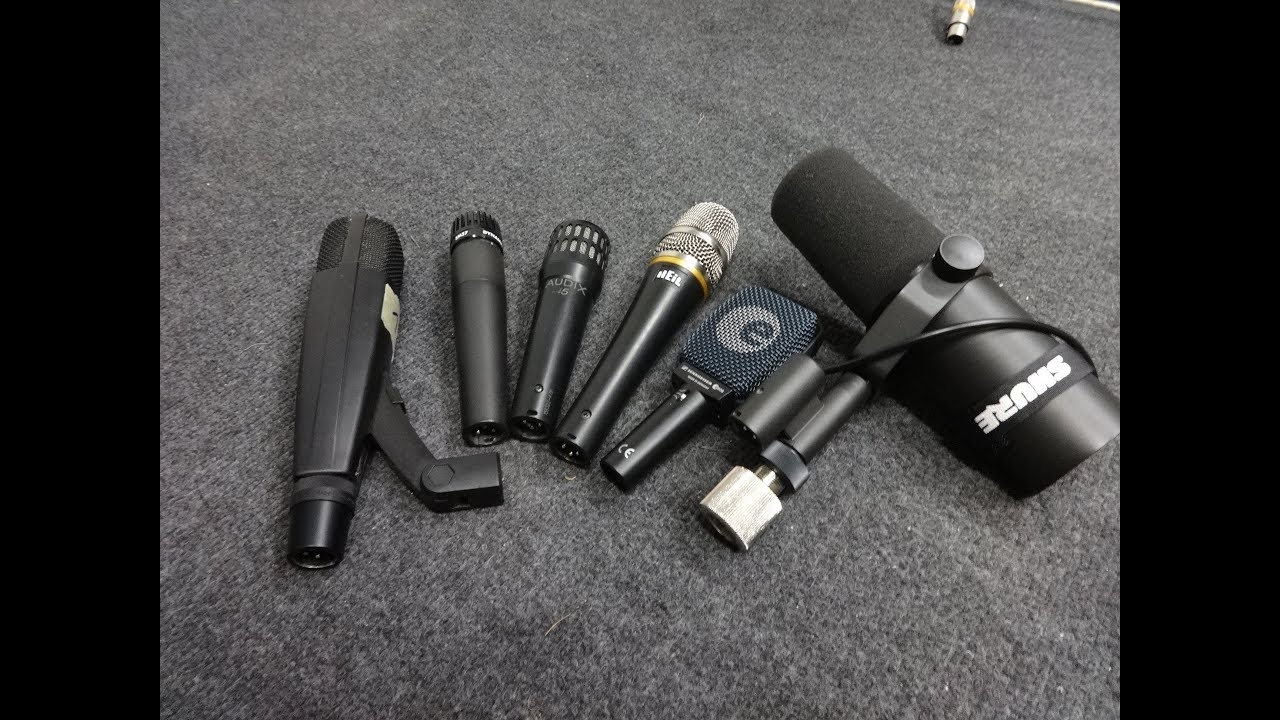 Guitar mics shootout - Shure, Audix, Sennheiser, Heil