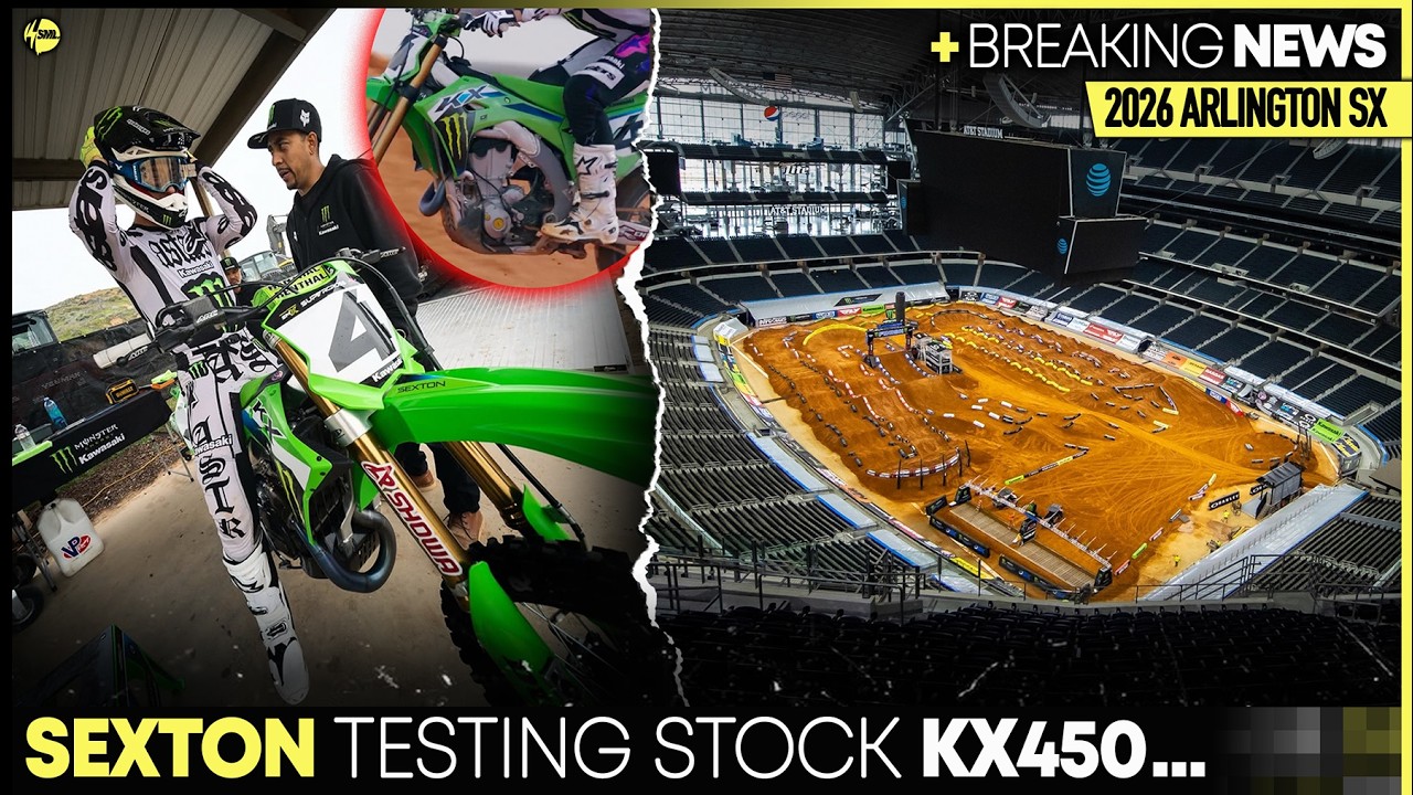 Секстон тестирует стандартный KX450 • Обновление информации о трассе Arlington SX + новости о тра...