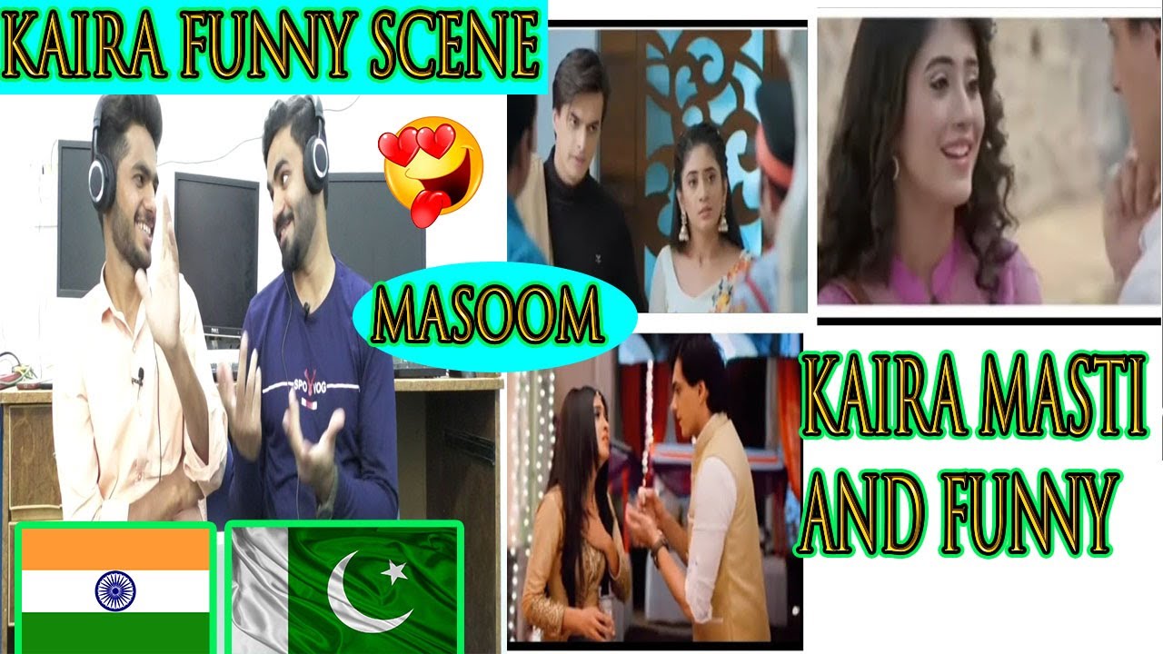 Naira +kartik = kaira funny and fighting +romantic scene | yrkkh || pakistani new reaction video