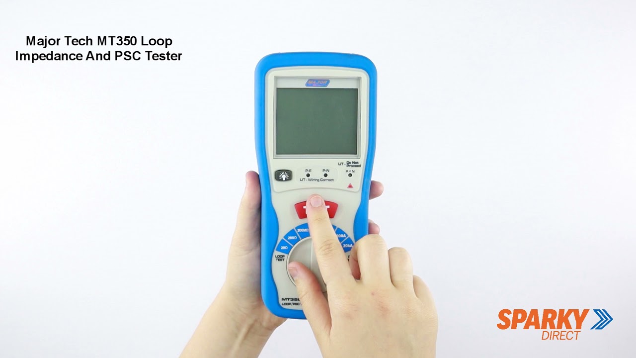 Major Tech MT350 | Loop Impedance And PSC Tester