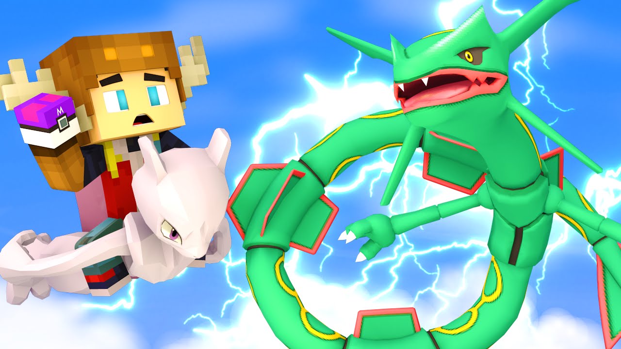 CATCHING RAYQUAZA IN POKEMON GO! (Minecraft Roleplay)
