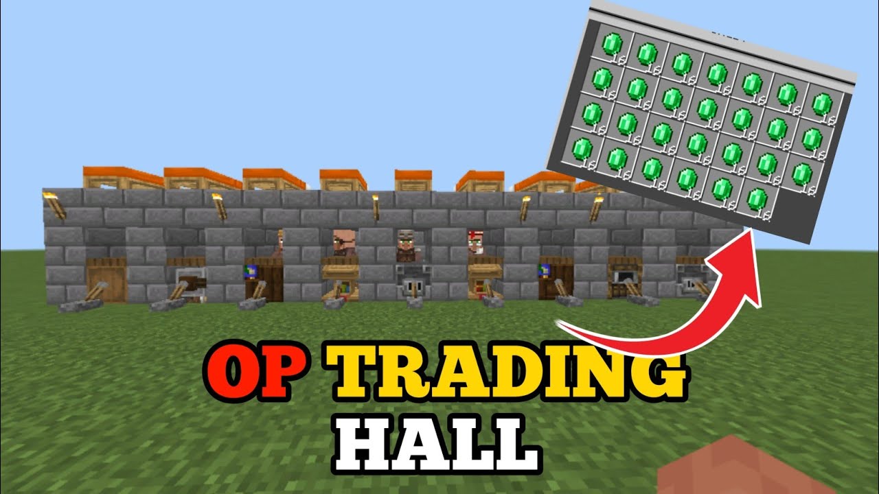 SUPER TRADING HALL MINECRAFT 🤩