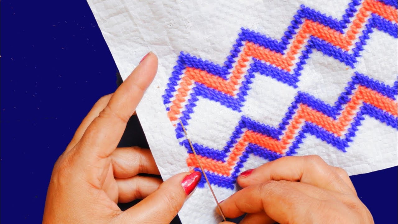BEAUTIFUL AND VERY EASY PLASTIC SACK DESIGN IDEA FOR BEGINNERS 👍👍