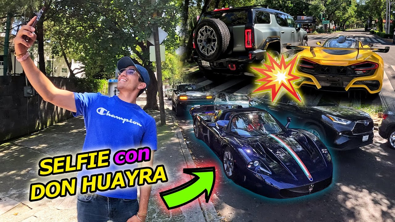 7 de los AUTOS m&aacute;s EX&Oacute;TICOS de M&eacute;xico en un MISMO D&Iacute;A | Apollo, Chiron, MC12, Huayra y m&aacute;s 😱