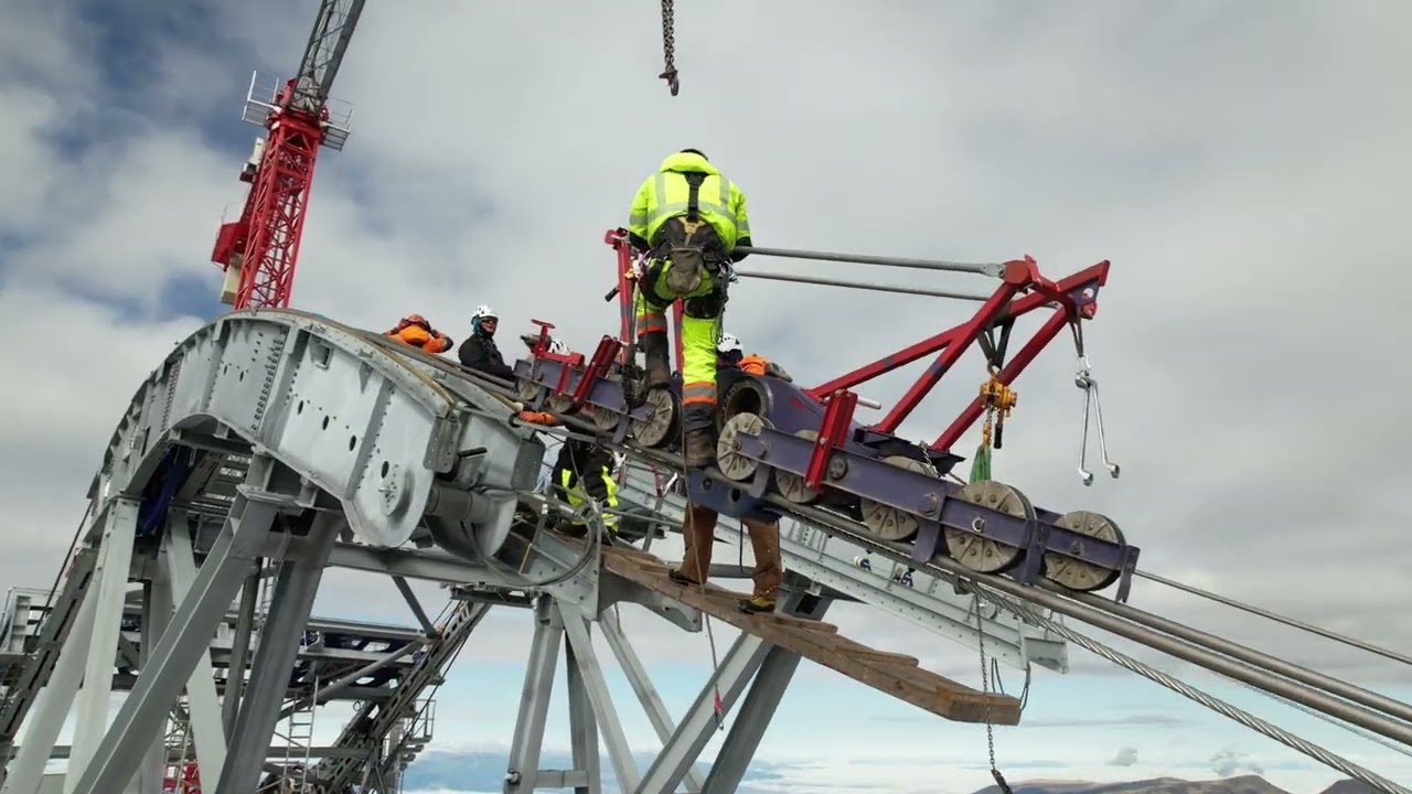 Tram Update: Haul Rope Splice and Cabin Hanging