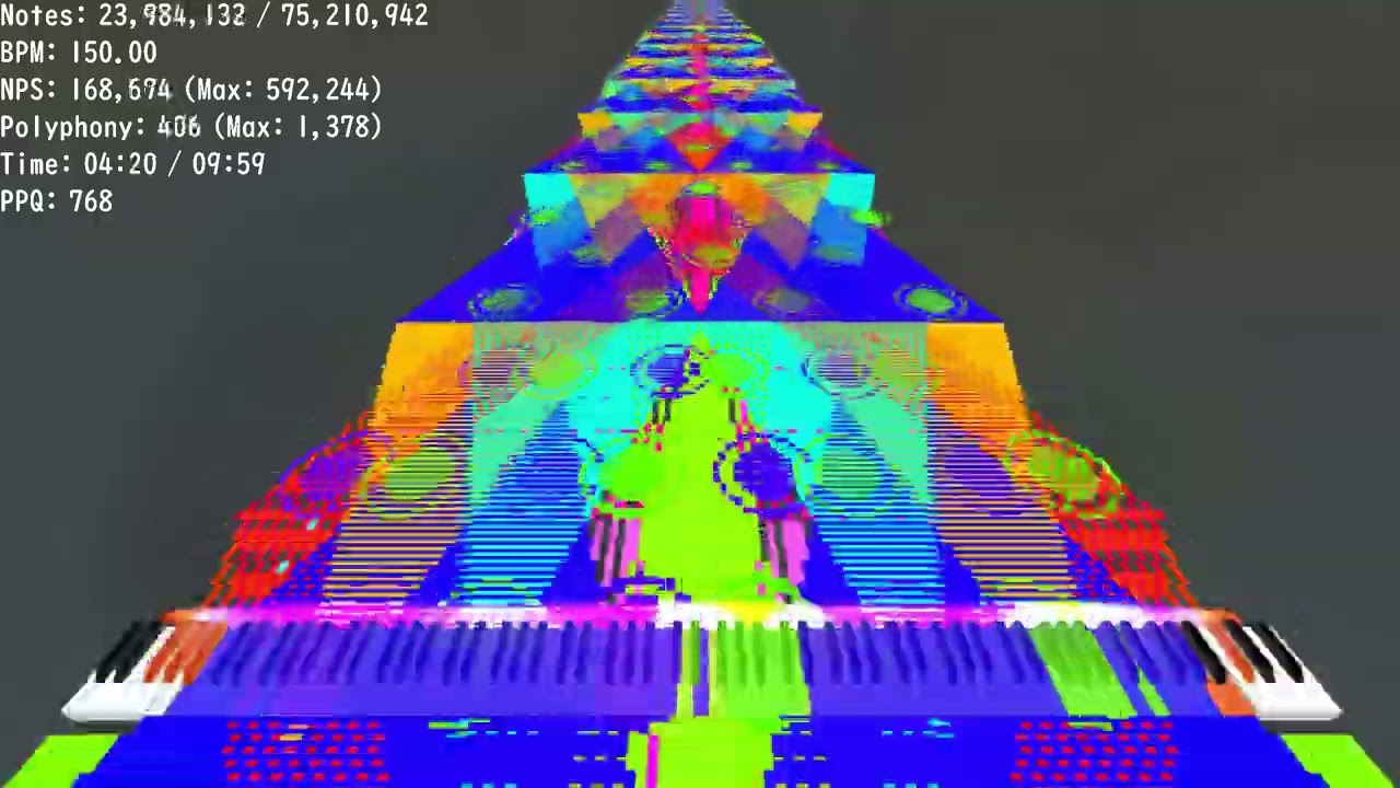 [Black MIDI Remake*] Emex Denvir - The Nuker 2 (Remake B0.8.0) | 75.2 Million Notes