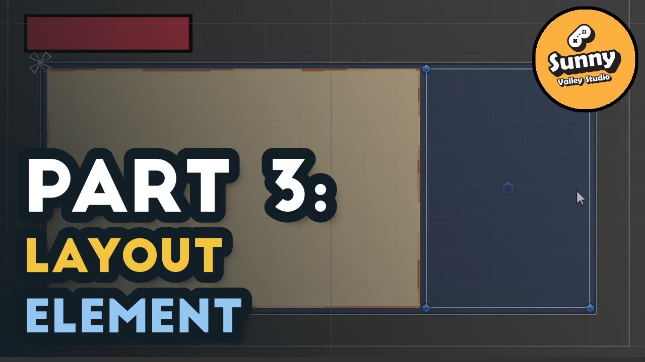 Using UI Layout Element  - Inventory System in Unity P3