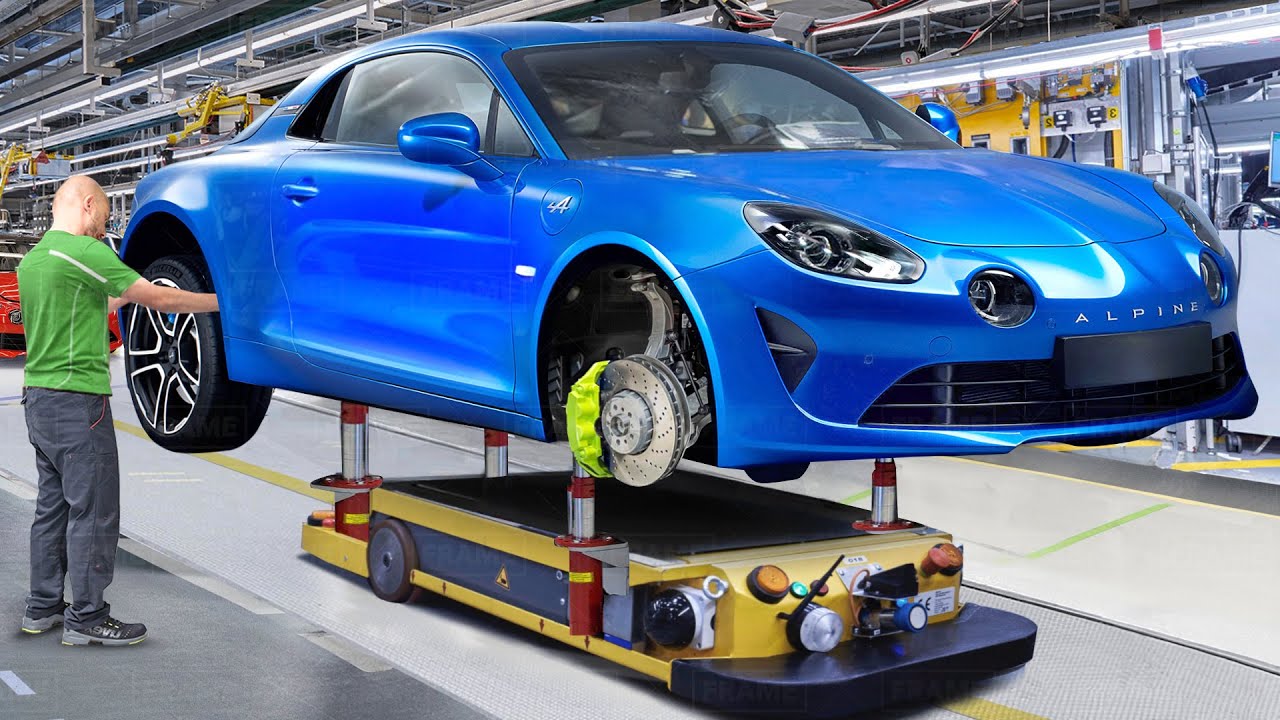 Inside French Best Factory Producing the Powerful New Alpine A110 - Production Line