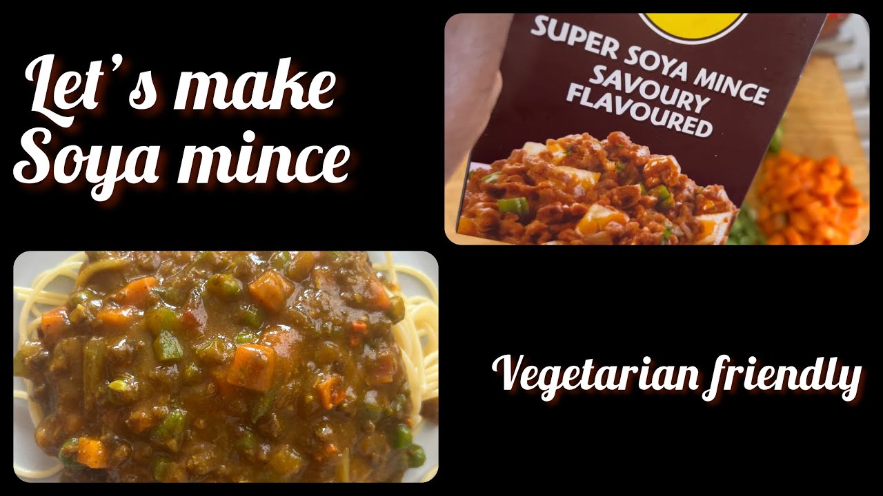 Let’s cook soya mince