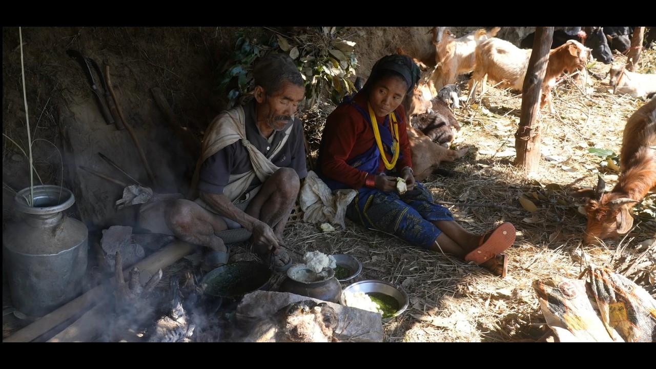 How to eat delicious food within village cottage ?