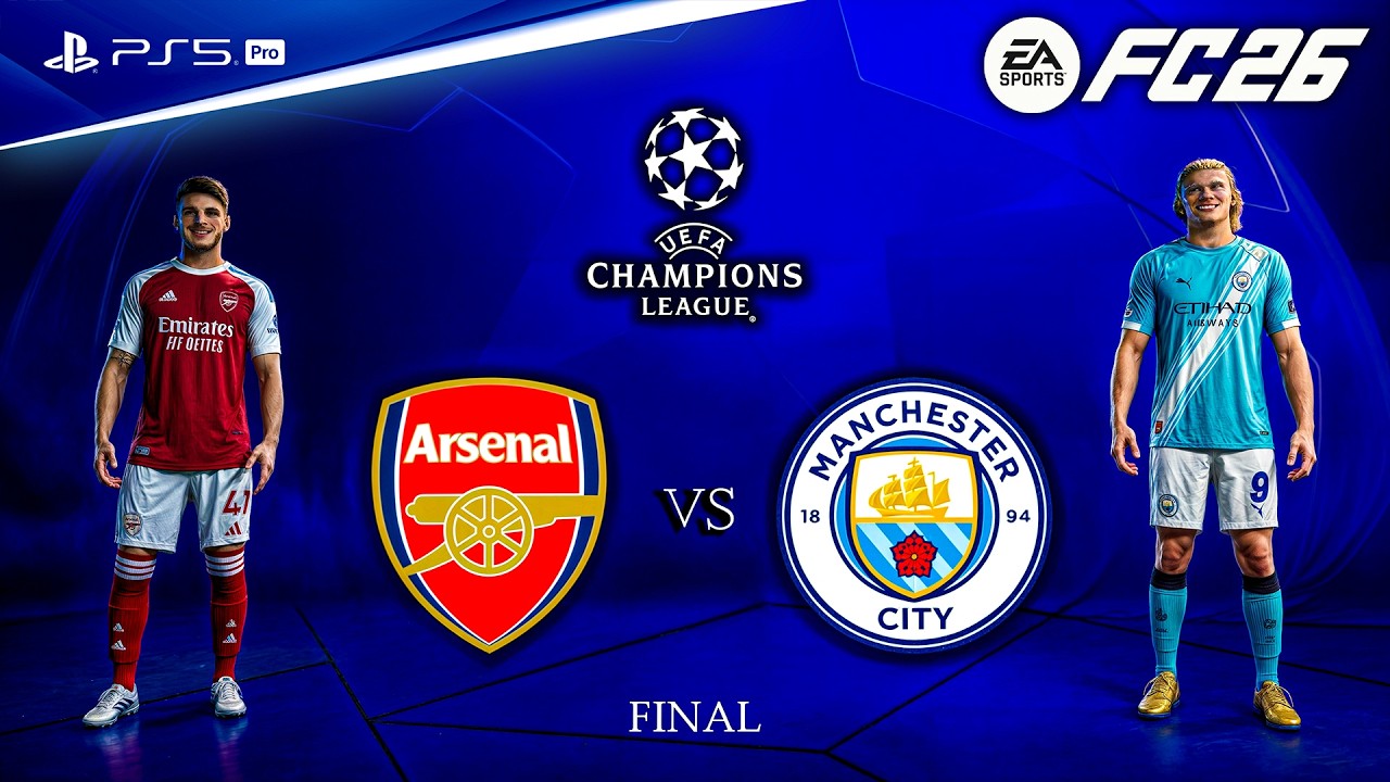 FC 26 - Arsenal vs. Man City - UEFA Champions League 25/26 Final Full Match | PS5™ Pro [4K60]