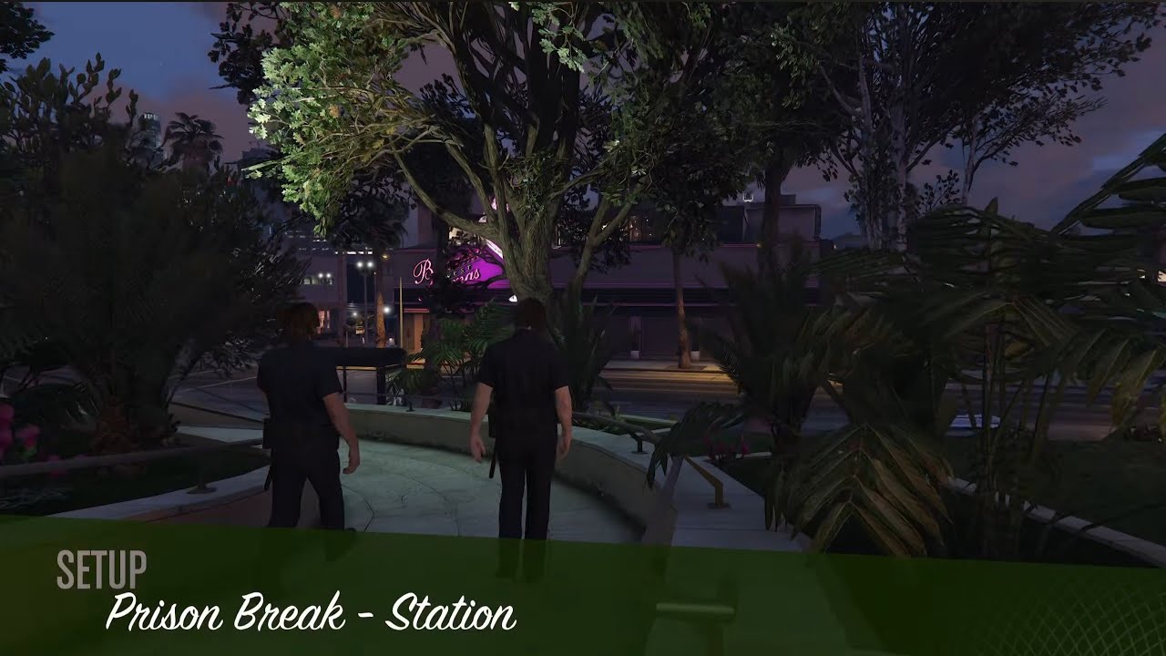 GTA online mission | Prison break - Station | Setup