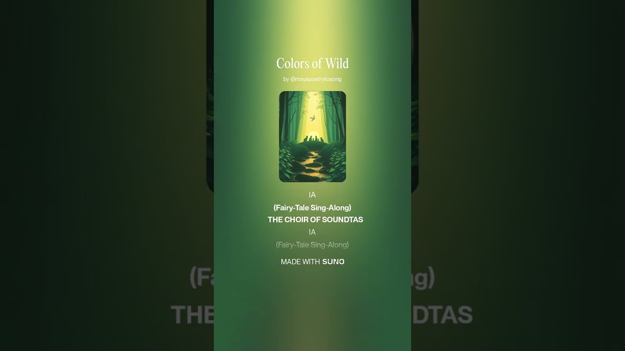 Colors of Wild [Colors of Soundtasia - Maya Poetry to song: Live, love, laugh, music...a way of life