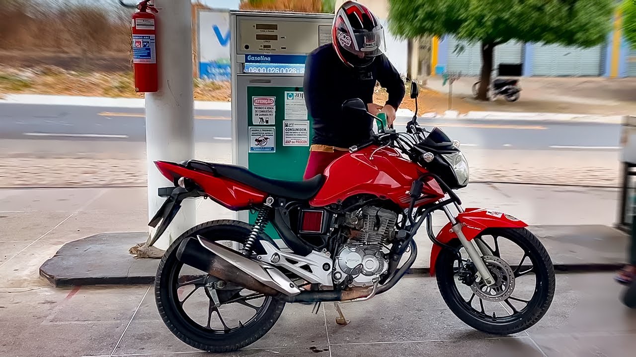 Como ABASTECER a MOTO no posto