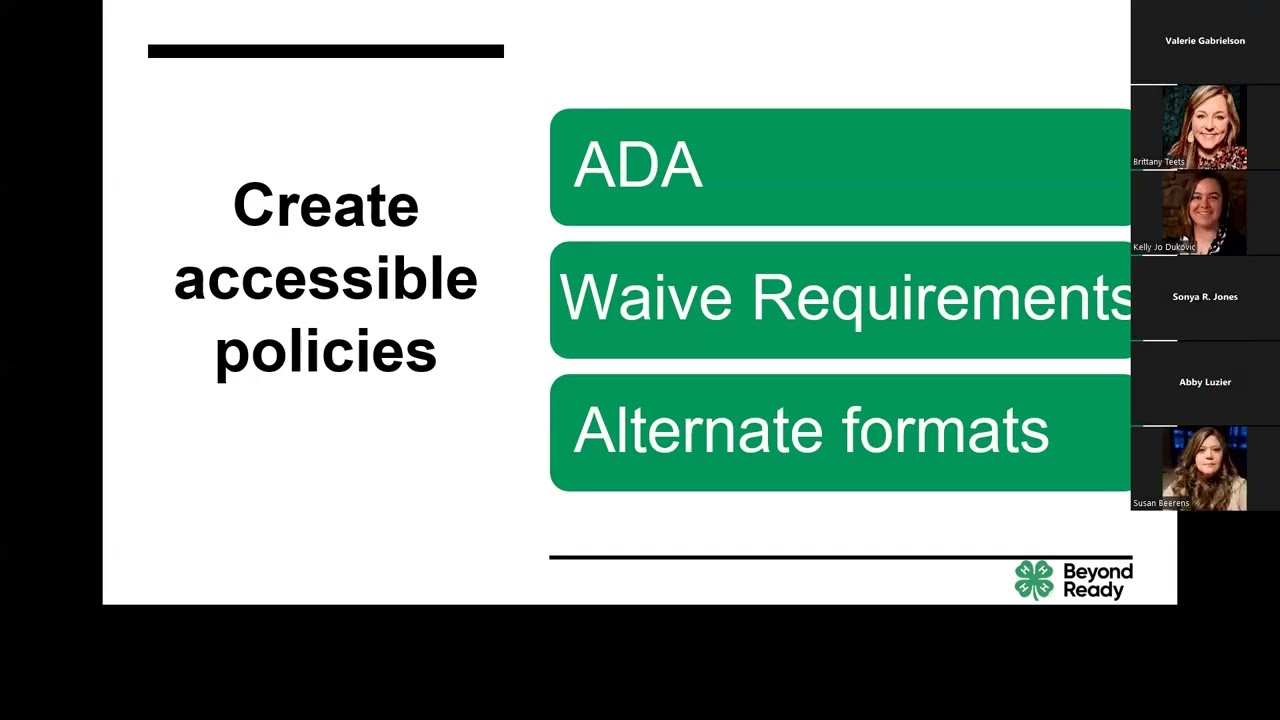 Promising Practices for Working with Youth with Disabilities