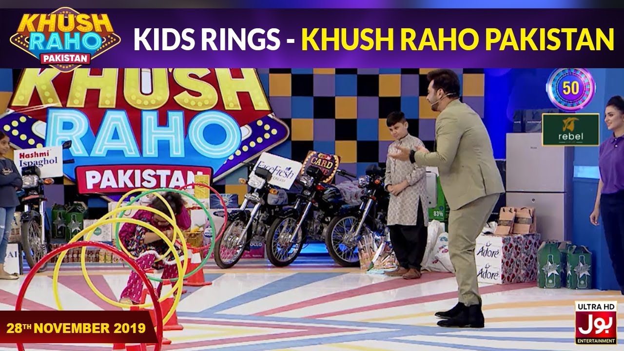 Kids Rings Game In Khush Raho Pakistan With Faysal Quraishi | 28th November 2019