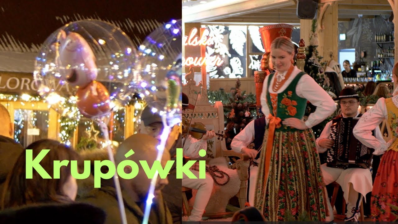 Zakopane w sobotni wiecz&oacute;r - Krup&oacute;wki 30.11.2024