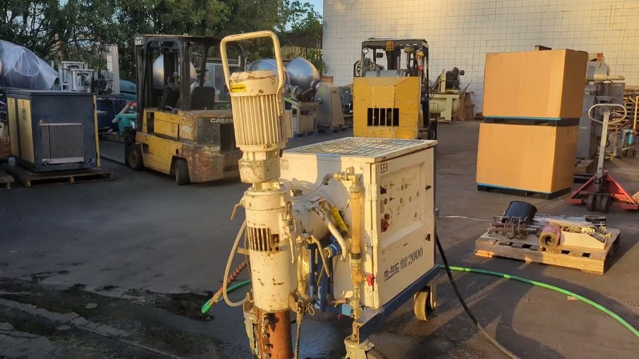 M-tec Duo-mix 2000 Concrete Plaster Grout Mortar Mixer  & Pump 220V 3 Phase