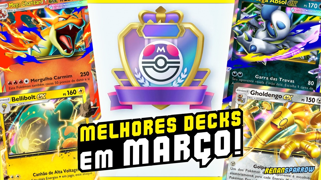 MELHORES DECKS de MARÇO PARA PEGAR MESTRE! || Pokémon TCG Pocket #479