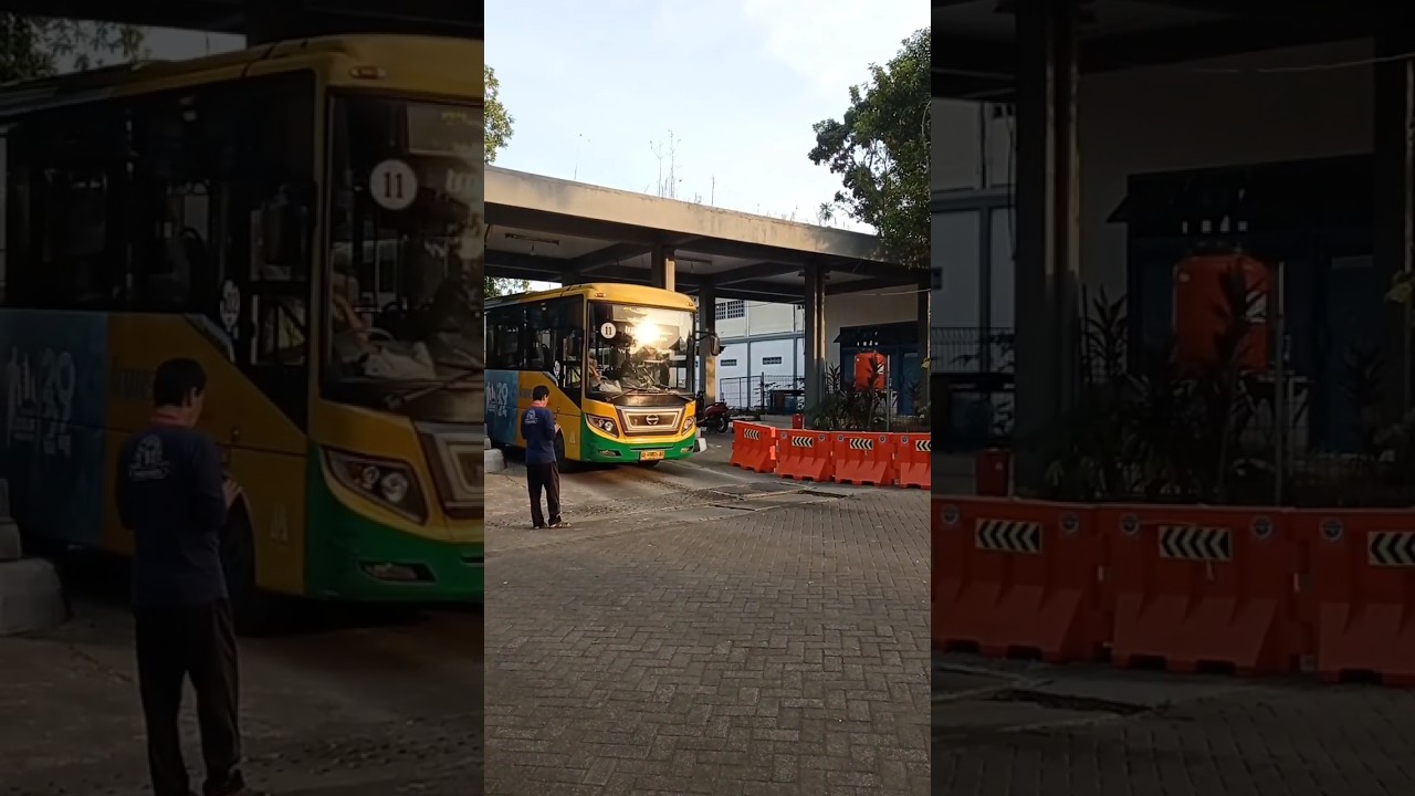 Bus Trans Jogja masuk Terminal Giwangan Yogyakarta #jogjaexplorer #busmania #transjogja